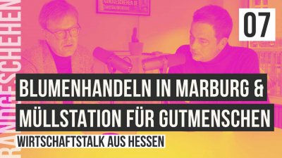 07 - Blumen verkaufen in Marburg und Müllstation für Gutmenschen